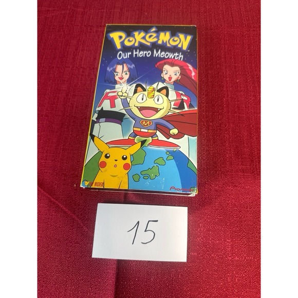 Pokemon Other - Pokemon Our Hero Meowth VHS Tape Vol 19 Viz Video Pioneer Anime Vintage